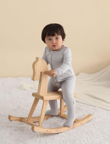 Ekkimy Long Sleeve Baby Footies Bamboo Rayon Romper Infant Double Zipper One-Piece Clothes Boys Girls Outfits - Image 5