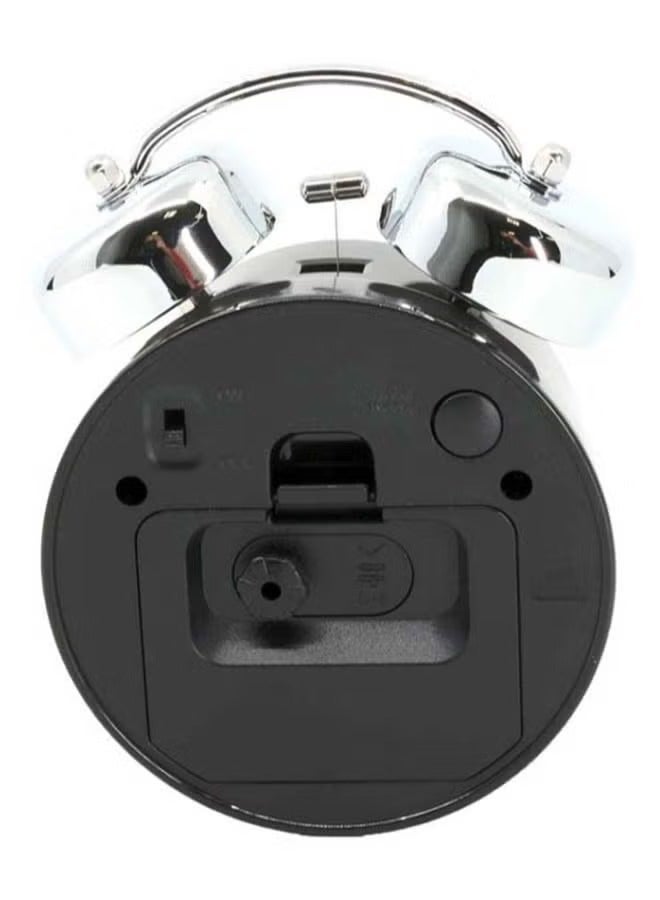 CASIO Table Analog Alarm Clock Black/Silver 13.6 x 55 x 54.8cm - Image 2