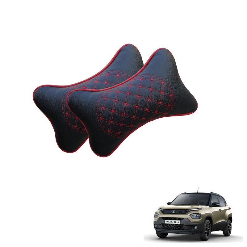 Adroitz Car Neck Rest Cushion Pillow for Punch Set of 2