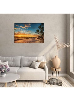 Home Gallery Paradise Tropical Island Beach Canvas Wall Art  - Image 4