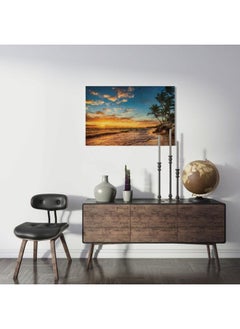 Home Gallery Paradise Tropical Island Beach Canvas Wall Art  - Image 2