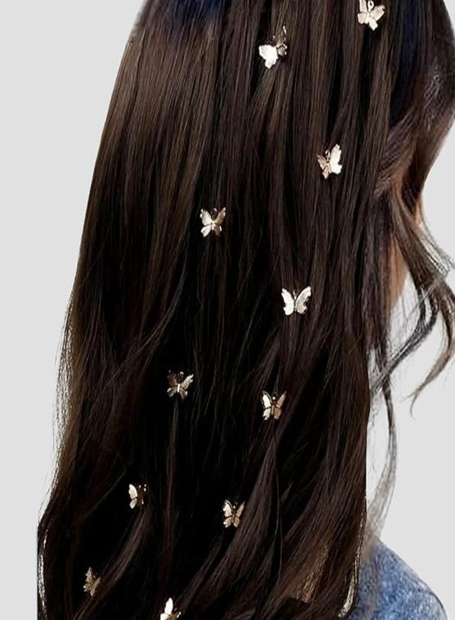 El Regalo 2 Pcs Gold Butterfly Hair Chain for Braids | Fancy Hair Jewelry for Women & Girls | Long Butterfly Hair Accessories with Invisible Clip | Boho Hair Chains for Party, Festive, Wedding - Image 2