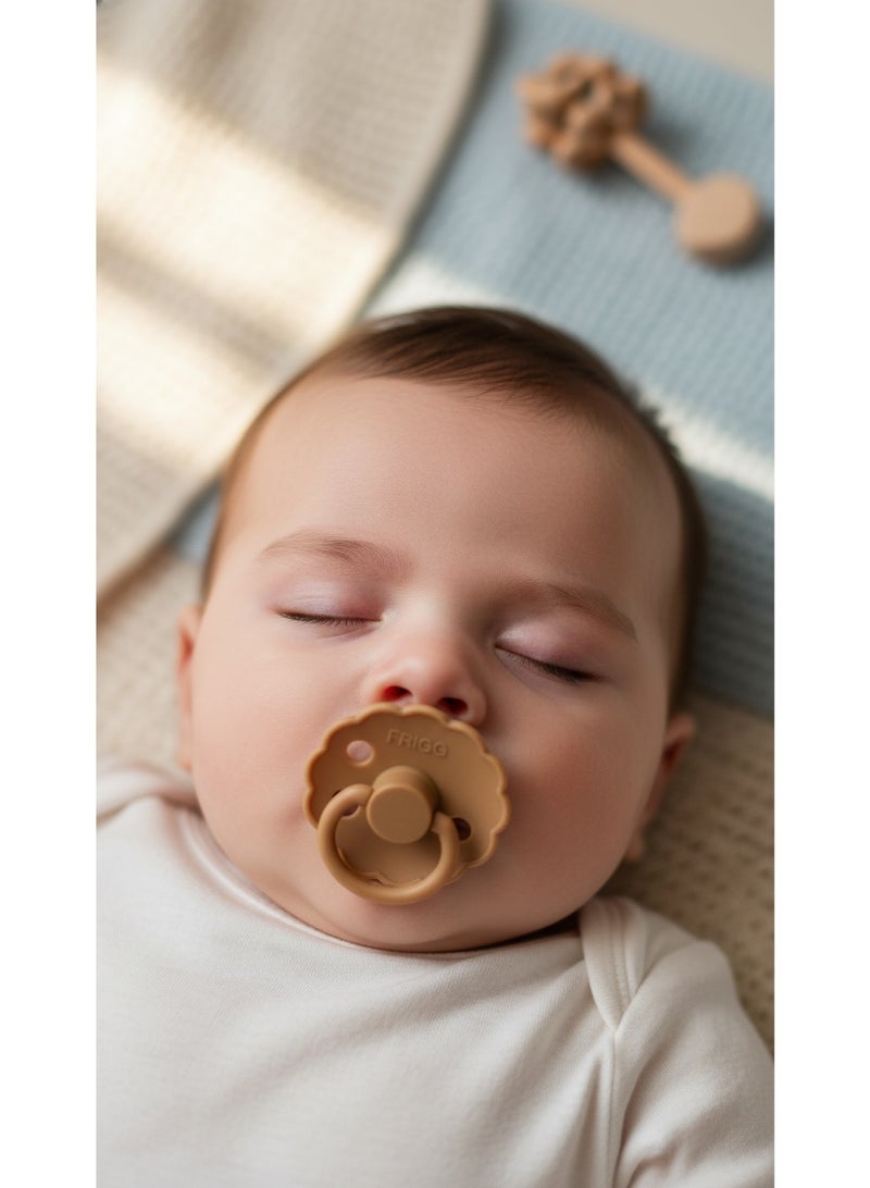 FRIGG Natural Latex Baby Pacifier | Size 1 (0–6 Months) | BPA-Free, Orthodontic Soother | Designed & Made in Denmark - Image 5