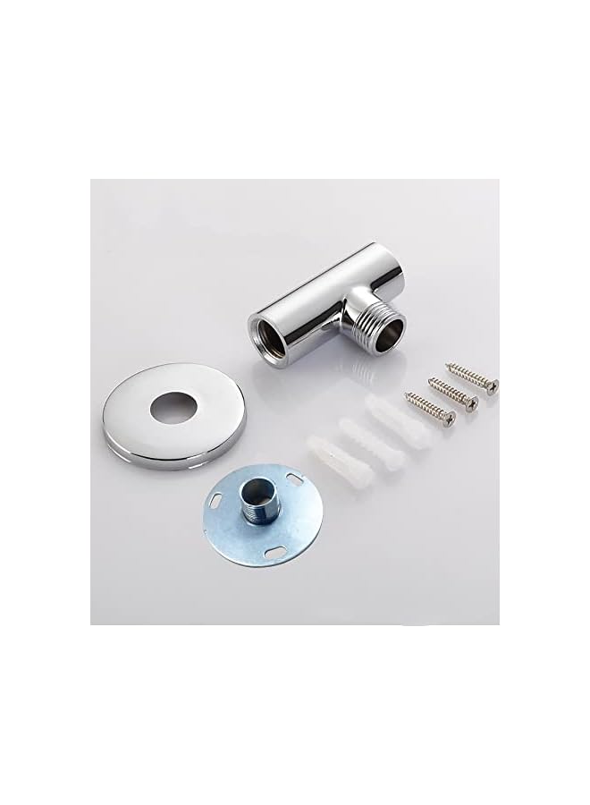 The Bros 40cm Shower Head Extension Arm Wall-Mounted with Universal Connection to Showerheads Stainless Steel Shower Arm for Rain Fixed Showerheads - Image 4