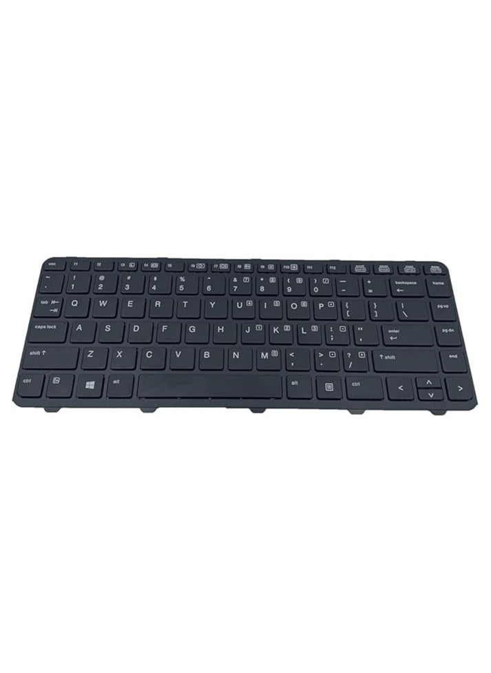 ماركة غير محددة لوحة مفاتيح داخلية جديدة متوافقة مع H.P' PROBOOK 640 G1 645 G1 أسود تخطيط أمريكي 738688-001 736653-001 بدون إضاءة خلفية  - Image 3