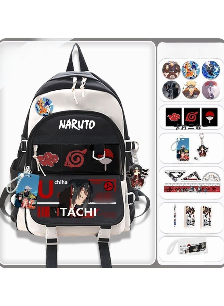 KUYING Naruto Multi Backpack 19 Piece Set 