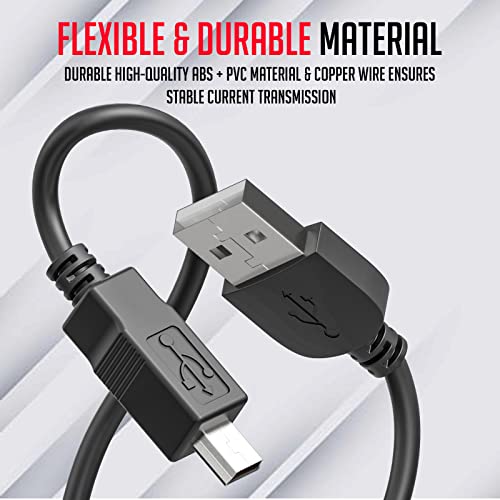 ls lapster Lapster 5 pin mini usb cable, usb b cable,camera cable usb2.0 for External HDDS/Card Readers/Camera etc. - Image 4