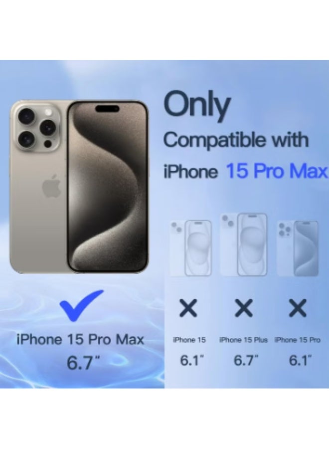 RTZ Privacy Screen Protector for Apple iPhone 15 Pro Max Black - Image 4