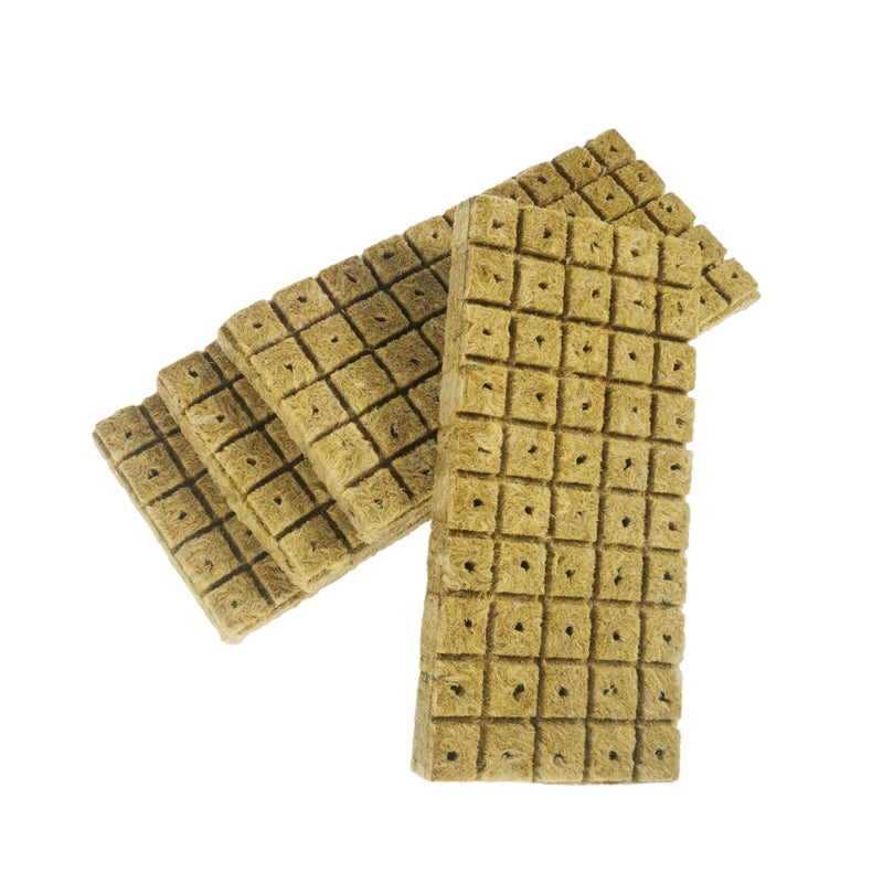 Meridian Rockwool Starter Plugs for Hydroponics – 1 in (2.54 cm) Diameter, 4 Sheets, 200 Plugs Total - CT - Image 5