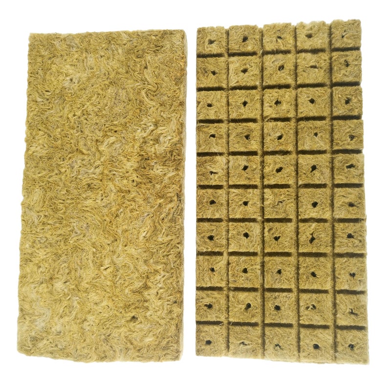 Meridian Rockwool Starter Plugs for Hydroponics – 1 in (2.54 cm) Diameter, 4 Sheets, 200 Plugs Total - CT - Image 2