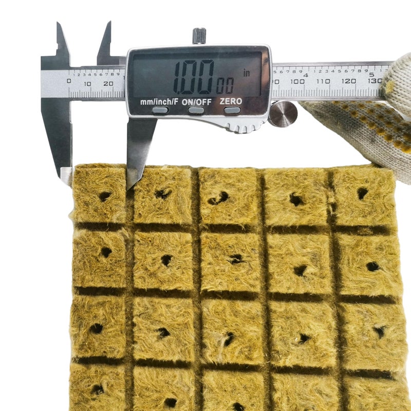 Meridian Rockwool Starter Plugs for Hydroponics – 1 in (2.54 cm) Diameter, 4 Sheets, 200 Plugs Total - CT - Image 3