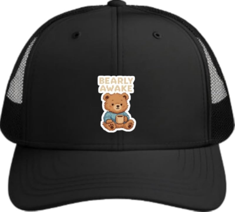 bear Baseball cap Black 15