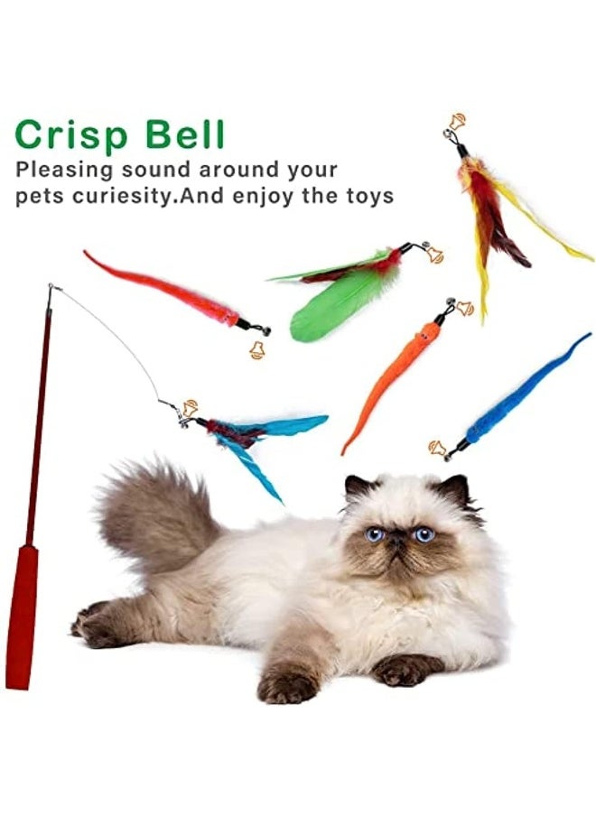 Mumoo Bear - Mumoo Bear Cat Toys Kitten Toys Interactive Cat Toy Value Set 14 Pack Fluffy Mouse Mice For Kitten Kitty - Image 1