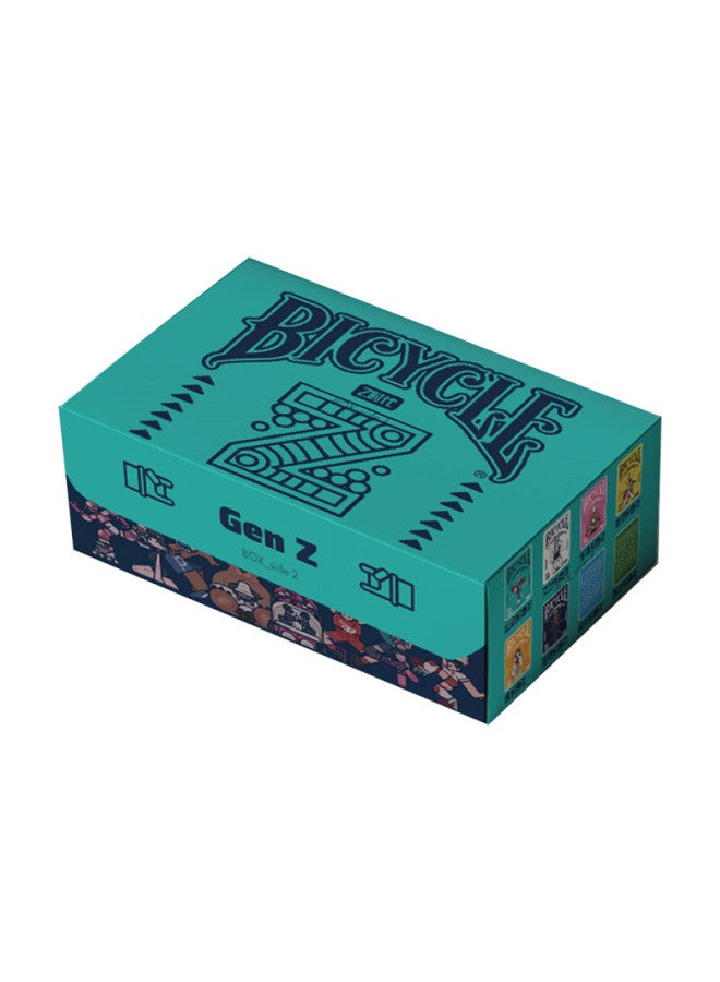 Bicycle Playing Cards Genz Youth Trend Theme Set Blind Box 6-pack - Image 1