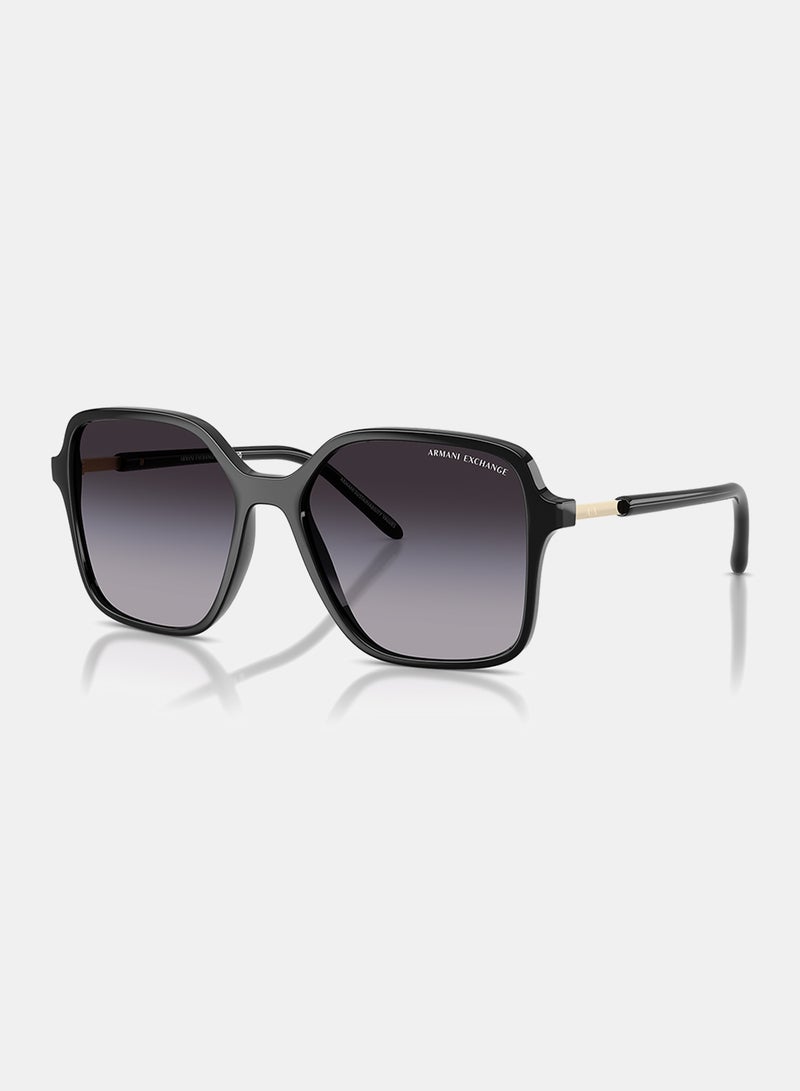 Armani Exchange Women Full Rim Butterfly Sunglasses 0AX4163S 53 - Image 1