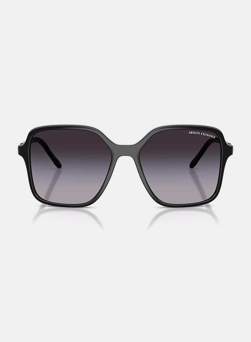 Armani Exchange Women Full Rim Butterfly Sunglasses 0AX4163S 53 - Image 2