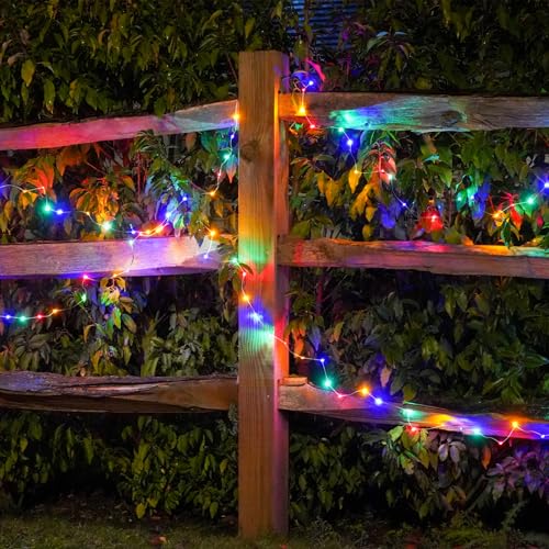 Selarlyt Solar String Lights for Outside, 72Ft 200 LED Solar Fairy Lights with 8 Modes, Solar Powered Fairy Lights Waterproof for Christmas Tree Garden Party Wedding Decor.（(Multi-Colored) - Image 4