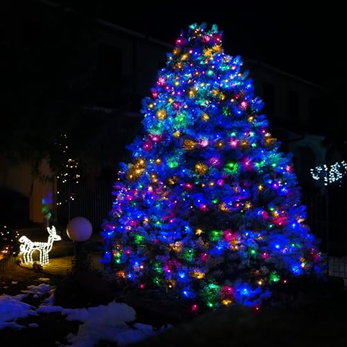 Selarlyt Solar String Lights for Outside, 72Ft 200 LED Solar Fairy Lights with 8 Modes, Solar Powered Fairy Lights Waterproof for Christmas Tree Garden Party Wedding Decor.（(Multi-Colored) - Image 3