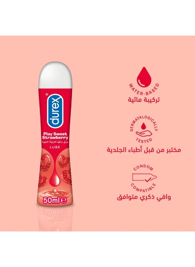 Play Sweet Strawberry Lube 50Ml - Image 4