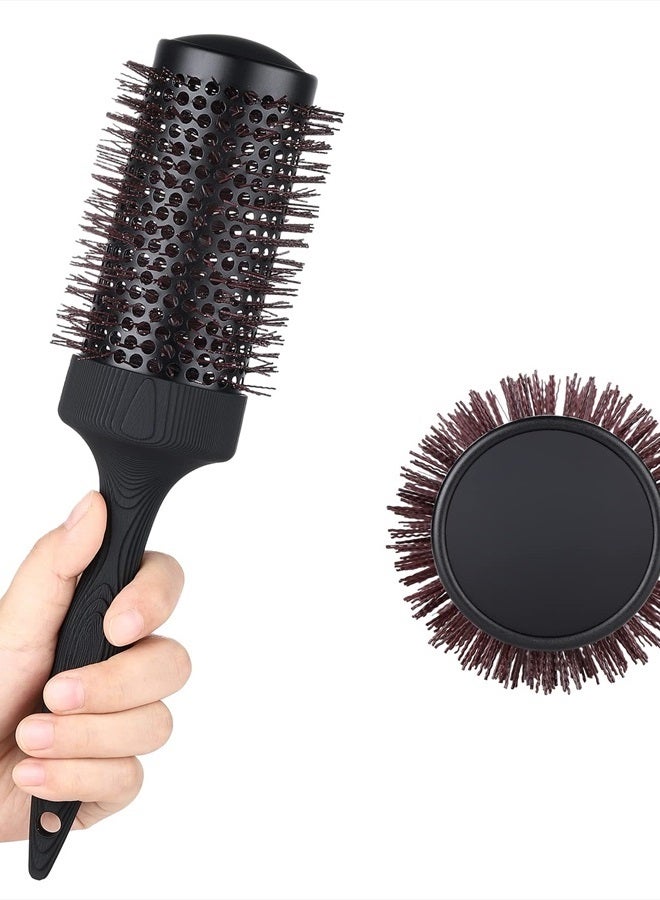 Perfehair Large Ceramic Round Brush for Blow Drying, 2.9 Inch Ionic Thermal Barrel Hairbrush for Women Blowout, Styling, Curling, Smoothing, Straightening Medium to Long Wavy or Curly Hair - Image 1