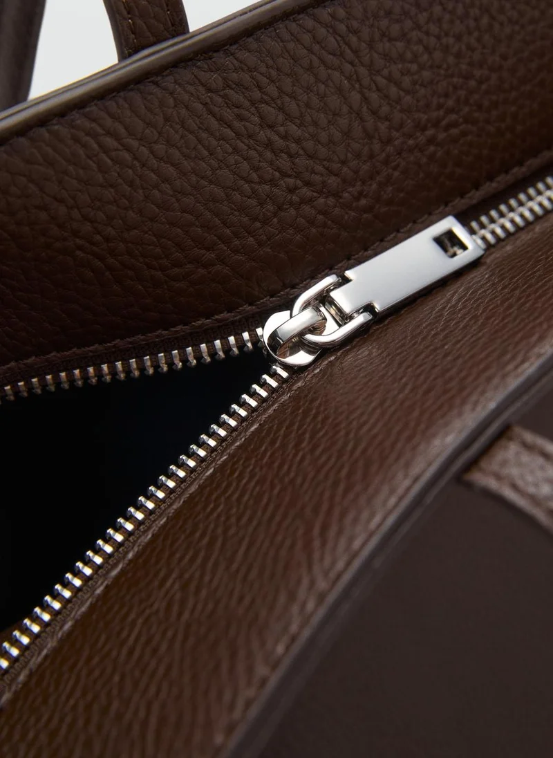 مانجو حقيبة تسوق بمقبض مزدوج