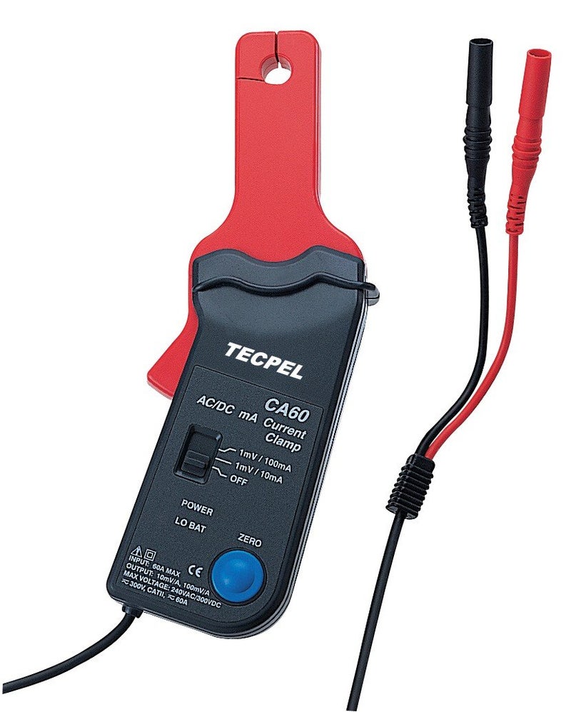 Tecpel CA-60 AC/DC Current clamp Transmitter Probe 60A CA-60 - Image 1