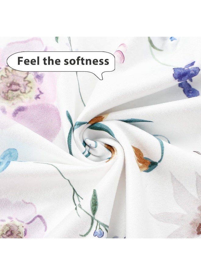 Pea Pod Nursing Pillow Cover Breastfeeding Pillow Slipcover for Moms Soft Breathable Organic Knit Fabric Newborn Infant Feeding Pillow Covers for Baby Girl Boy, Stylish Floral - Image 4