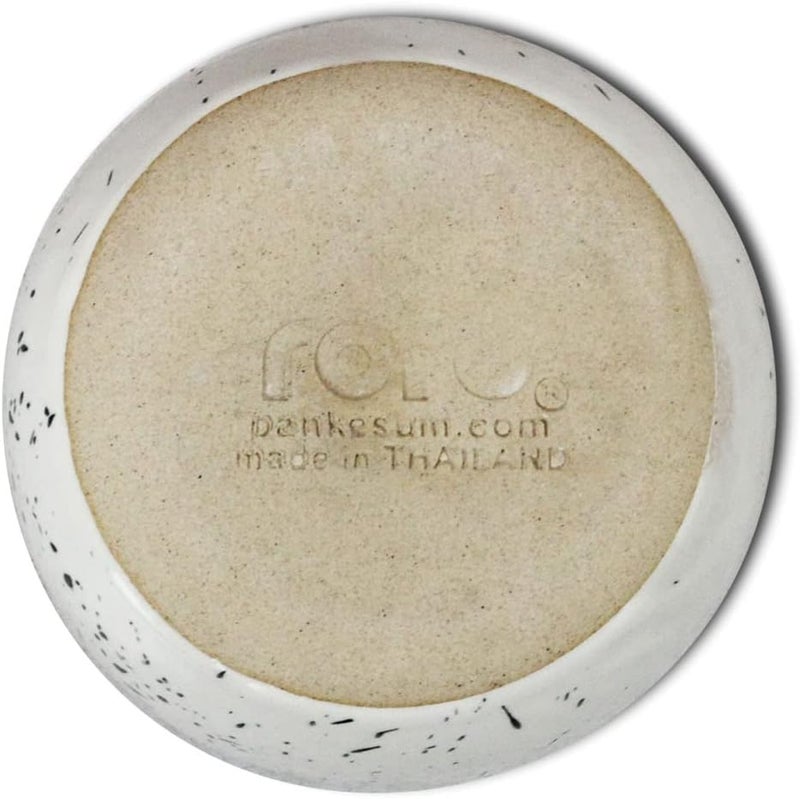 roro Exquisite Handmade Ceramic Stoneware Speckled Spotted White 35 in Sauce Bowls  Set of 4  Versatile MicrowaveSafe and DishwasherSafe Dinnerware - Image 4