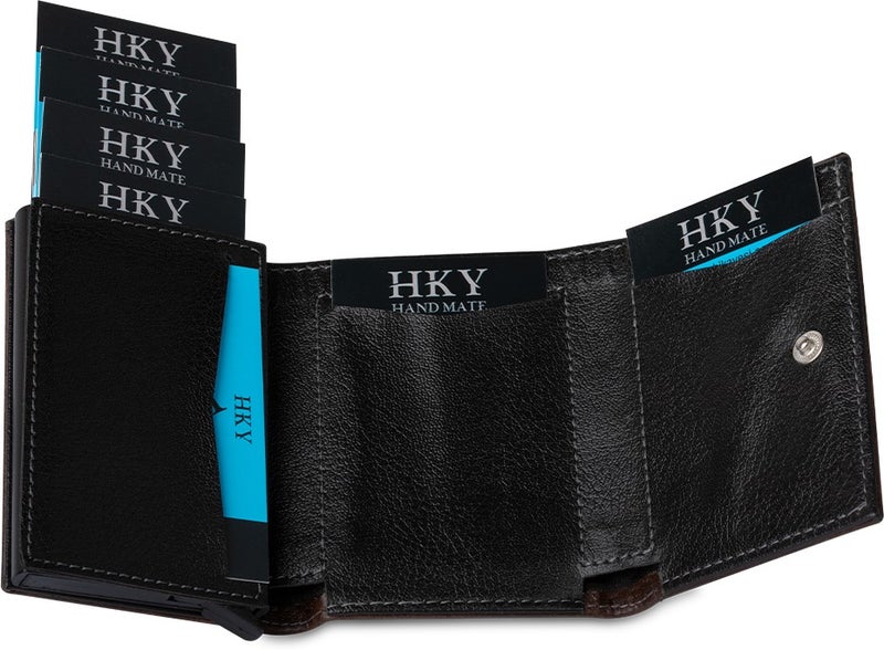 HKY Personalized Artificial Mechanism Card Holder & Wallet Pen Keychain Gift  - Image 3