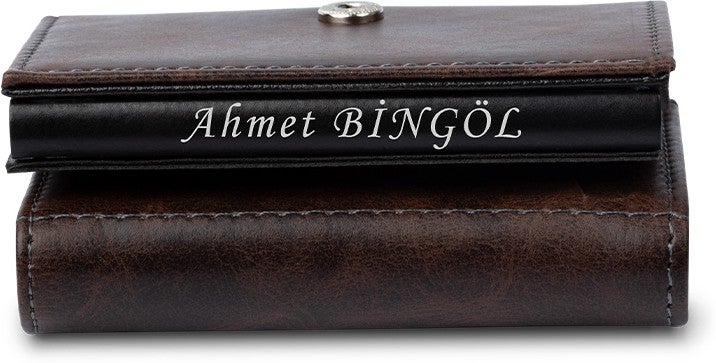 HKY Personalized Artificial Mechanism Card Holder & Wallet Pen Keychain Gift  - Image 2