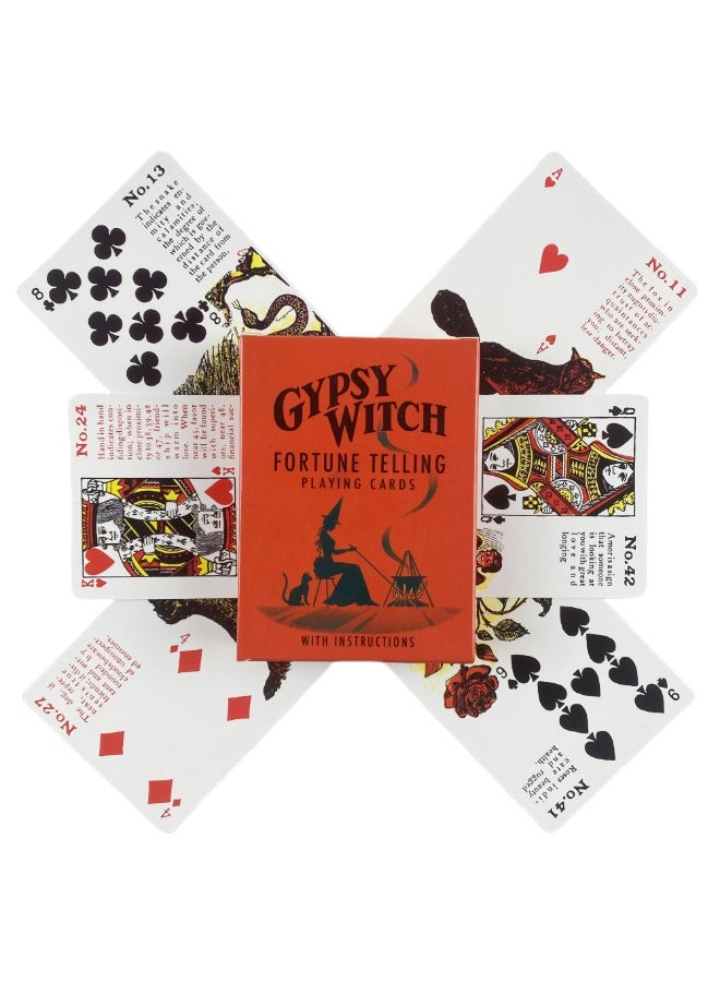 NIBEMINENT Gypsy Witch fortune-telling Card Game, Oracle 46 Tarot card English Visual Divination Version Deck Board Game - Image 3