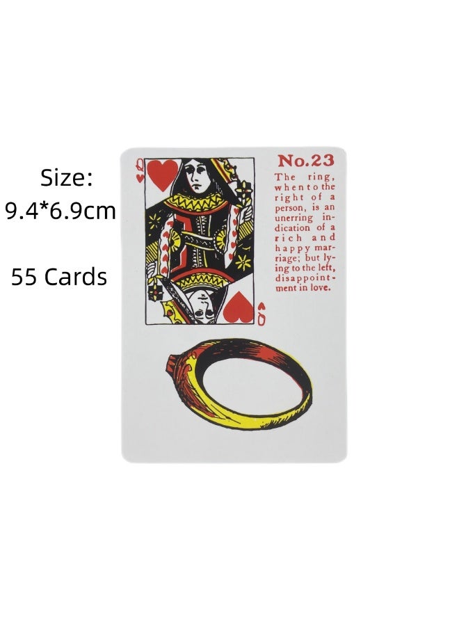 NIBEMINENT Gypsy Witch fortune-telling Card Game, Oracle 46 Tarot card English Visual Divination Version Deck Board Game - Image 2