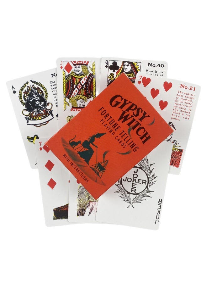 NIBEMINENT Gypsy Witch fortune-telling Card Game, Oracle 46 Tarot card English Visual Divination Version Deck Board Game - Image 5