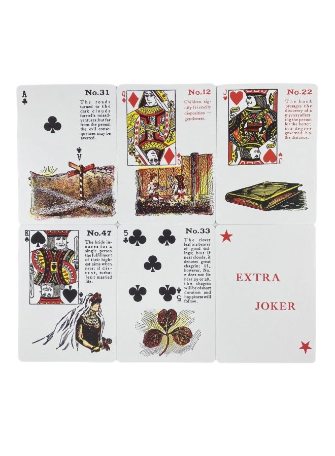 NIBEMINENT Gypsy Witch fortune-telling Card Game, Oracle 46 Tarot card English Visual Divination Version Deck Board Game - Image 4