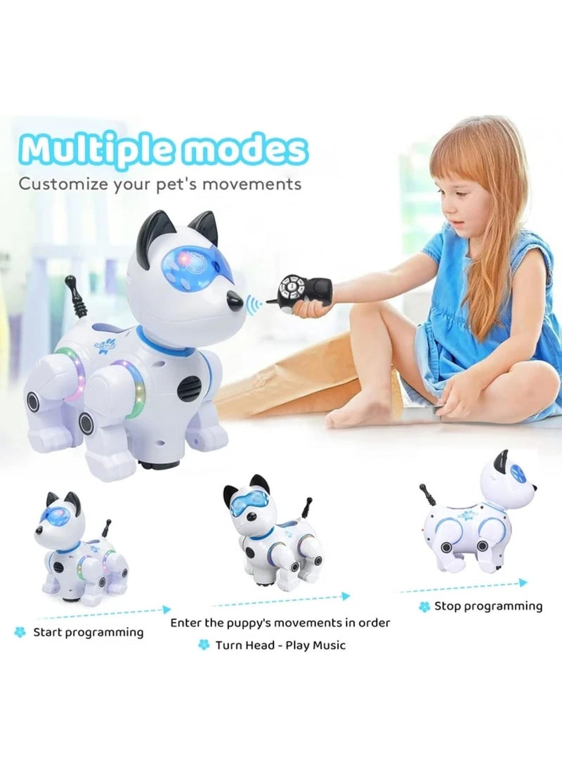 Guiding Growth Robot Puppy MAX – Remote Control Robot Dog Toy for Kids (Ages 3–10) – Smart Walking, Dancing, Singing, Storytelling Mini Pet RC Robot Puppy – for Boys & Girls - Image 1