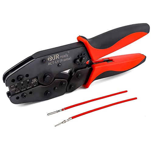 JRready Deutsch Crimping Tool Open Barrel Size 20 - ACT-LY-20DTM Crimper for deutsch DTM Connector Kit Size 20 Stamped Formed Contacts 16-20AWG - Image 1