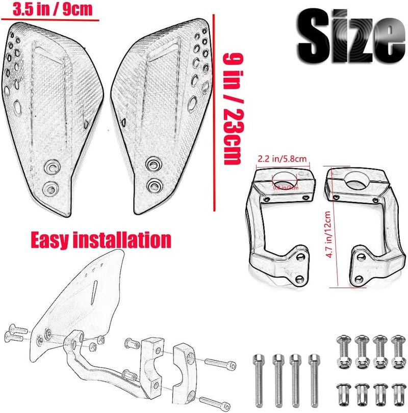Kucehiup Universal Motorcycle Handguards - Image 5
