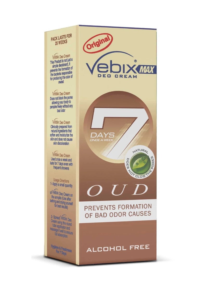 Deo Cream Oud 7 Days 25ml