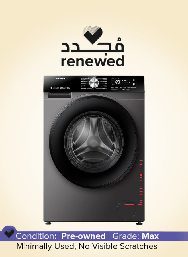 Hisense Renewed - Hisense 10.5KG Fully Automatic Washing Machine WF3M1042DB Black - Image 1