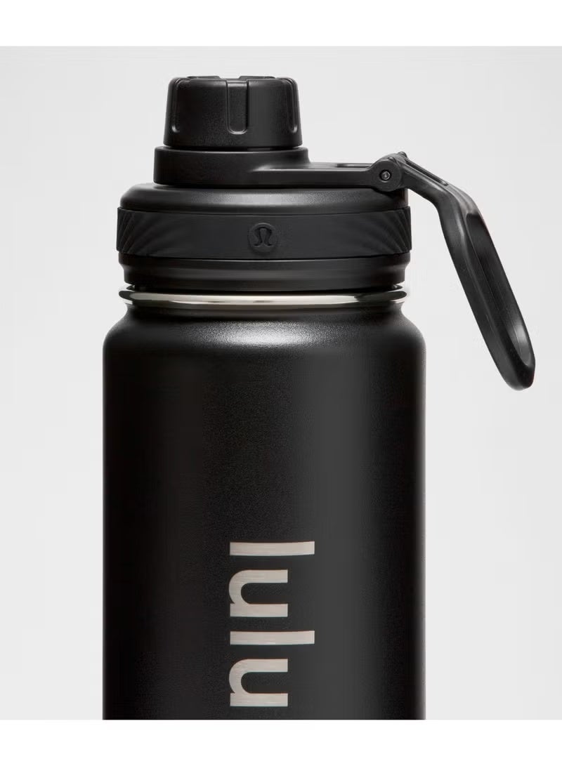 lululemonStainless steel sports vacuum insulated water bottle, suitable for holding water, iced tea, hot tea, etc., with a capacity of 710 milliliters - Image 3