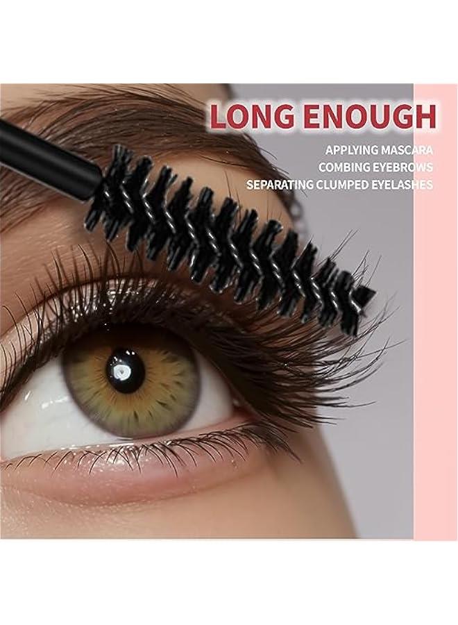 Generic Mascara Wands, Disposable Mascara Wand 200pcs, Lip Applicators Disposable Mascara Makeup Applicator Lipgloss Lip Brush Mascara Brush Lipstick Tester Wands Black  - Image 4