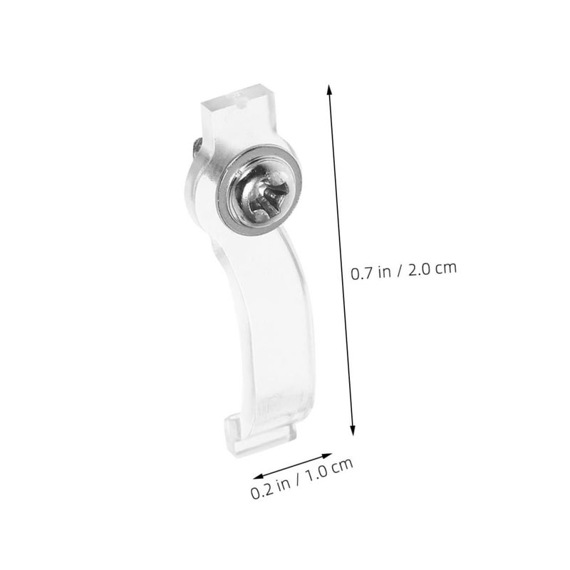 200 Pcs Transparent LED Strip Mounting Clips For Indoor Outdoor Light Installation - Image 3