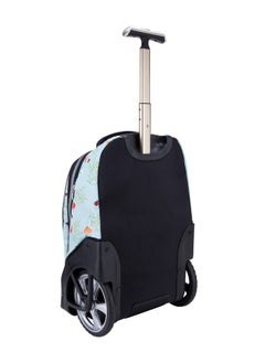 Wires 3 Piece Kids School Trolley Bag laptop compartment Big Wheels With Lunch bag & Pencil Case  - Image 5