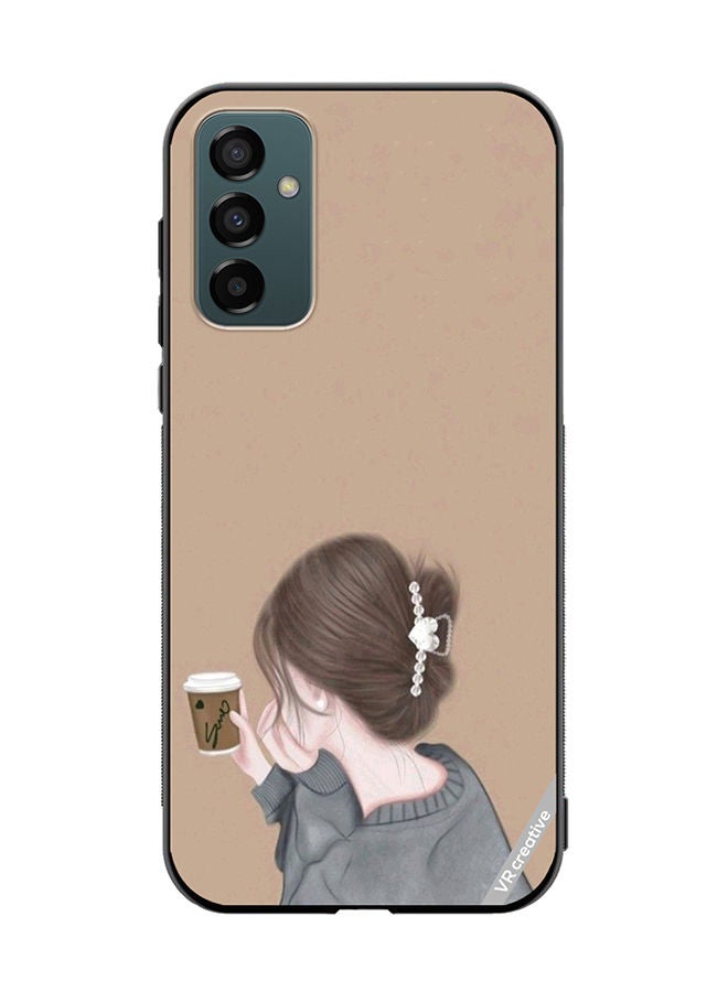 VR CREATIVE Protective Case Cover For Samsung Galaxy F23 Sipping Design Multicolour - Image 1