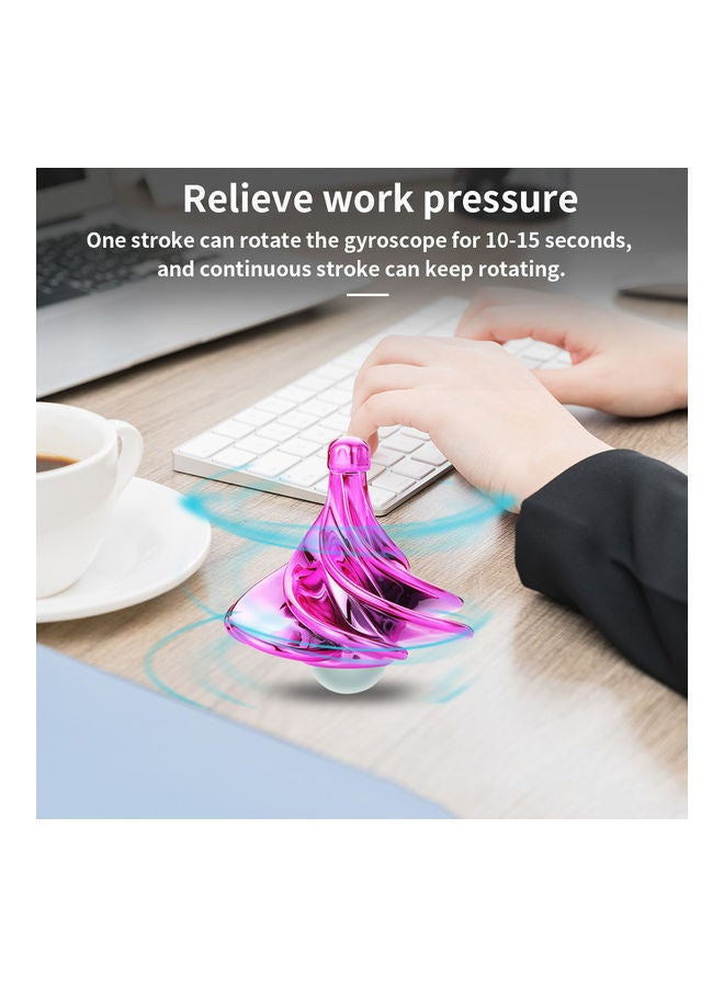 NIBEMINENT Wind Blow Turn Spinning Top Stress Relief Toy 4.2 x 3.8cm  - Image 4
