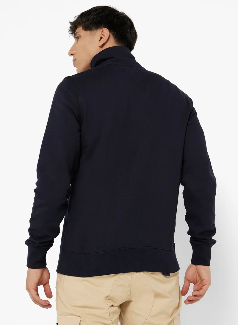 TOMMY HILFIGER WCC MODERN VARSITY ZIP THROUGH