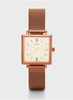 Steel Strap Analog Watch