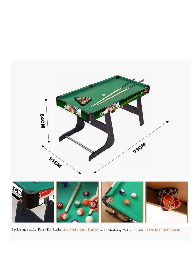 4 in 1 Multifunctional Folding Pool Table Children's Home Standing Football Table Table Tennis Ice Hockey Children Learning Table Desktop Sports Games Family Game Table Toys