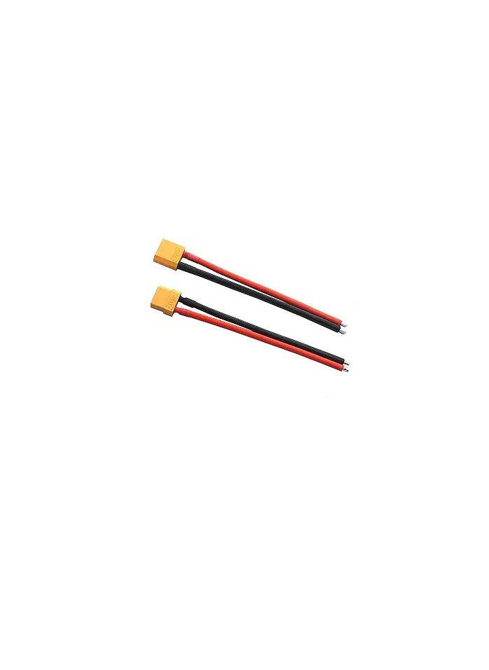 KNP KNP XT90 Connector with Cable Male/Female is a heavy duty connector designed for high current applications offering secure and stable power transmission.  - Image 3