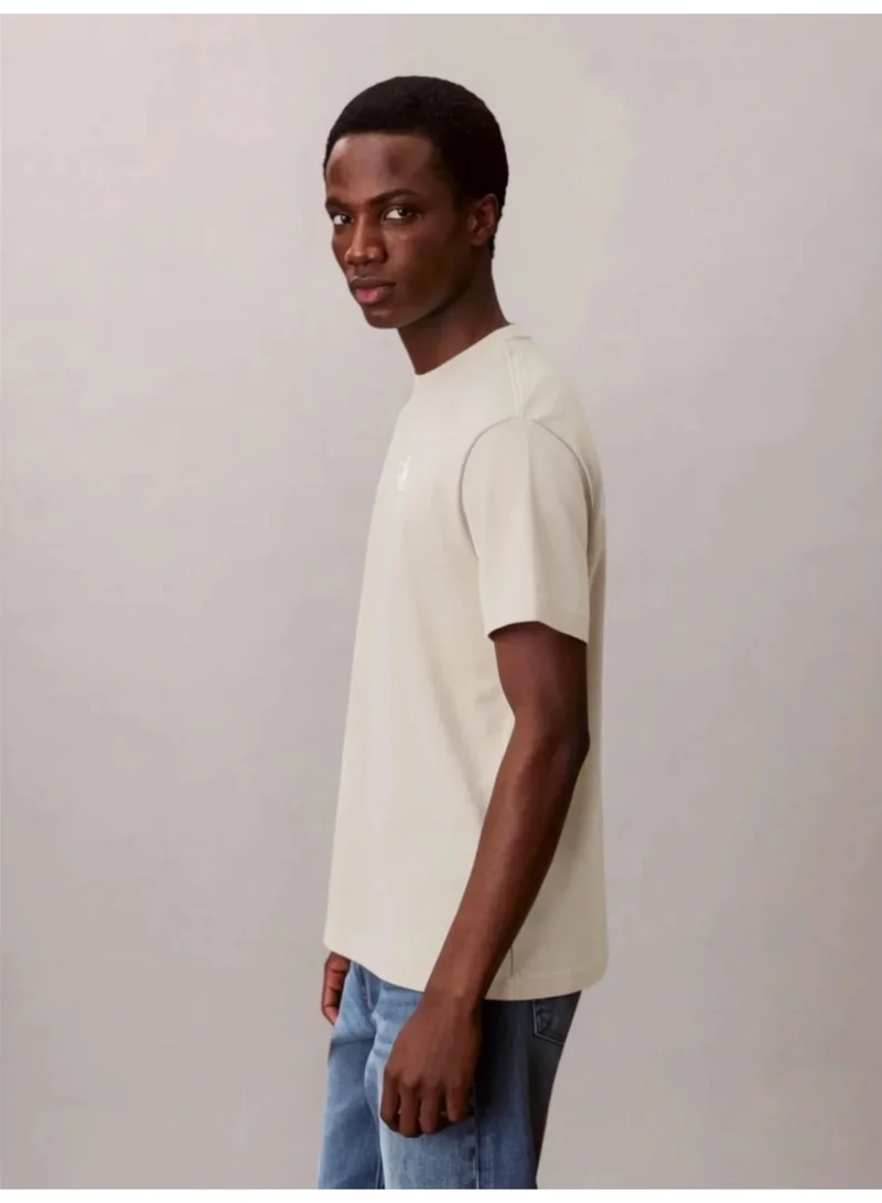 Calvin Klein Jeans Oatmeal Back Graphic T-Shirt for Men | Best Price UAE